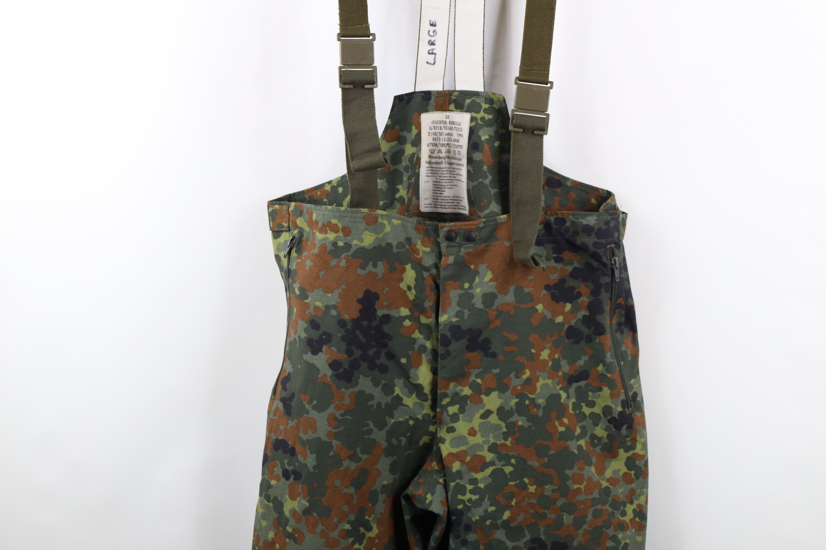 Vintage Vintage 90s Goretex German Military Camouflage Overalls Size US 36 / EU 52 - 3 Thumbnail