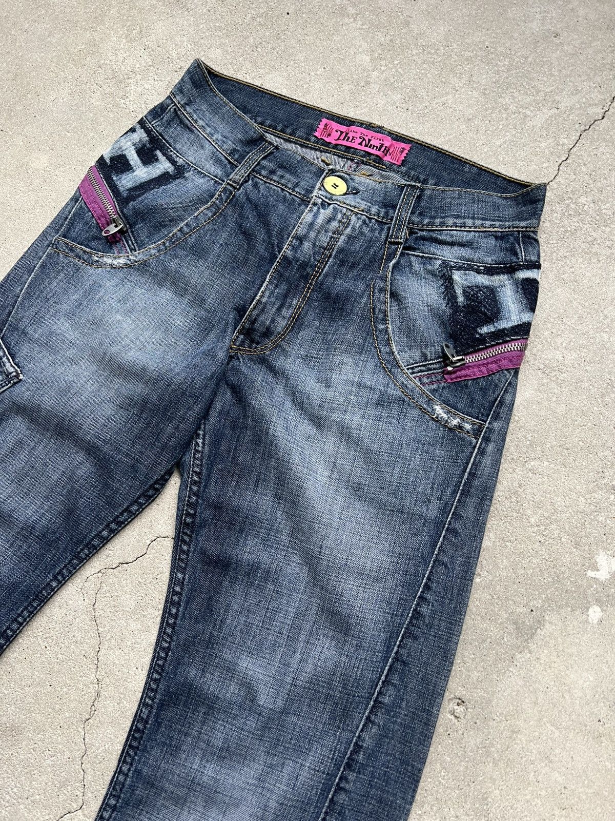 Hysteric Glamour × If Six Was Nine × Le Grande Bleu (L.G.B.) Rare Vintage IfSixWasNine style jeans LGB distressed denim Size 25" / US 0 / IT 36 - 12 Thumbnail