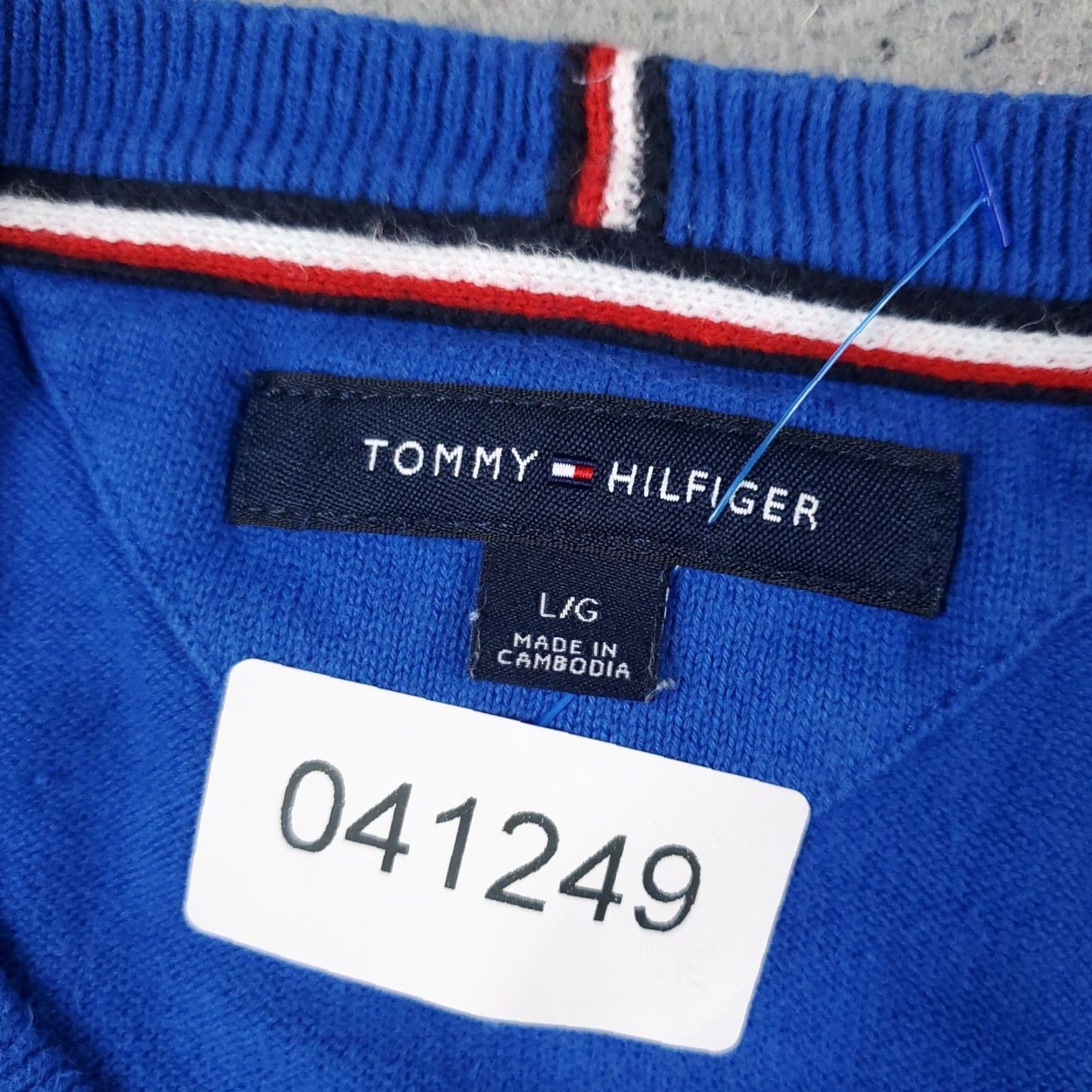 Tommy Hilfiger Tommy Hilfiger Mens Large XL Blue Casual Pullover Sweater Size US L / EU 52-54 / 3 - 8 Thumbnail