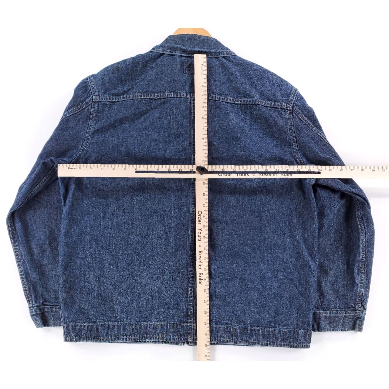 Levi's VINTAGE Levi's Silvertab VTG 90s Denim Full Zip Jacket Long Sleeve Mens L Blue Denim Full Zip Jacket Mens L Size US L / EU 52-54 / 3 - 6 Thumbnail