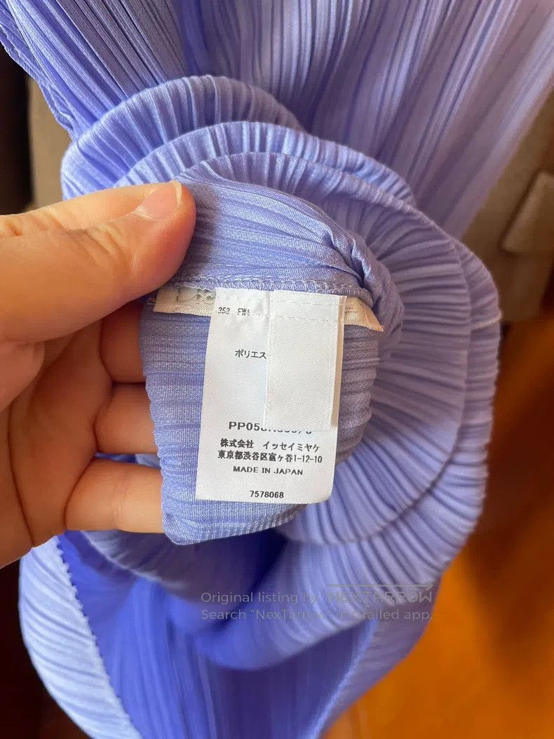 Issey Miyake Issey Miyake Blue Dress Size L / US 10 / IT 46 - 7 Thumbnail