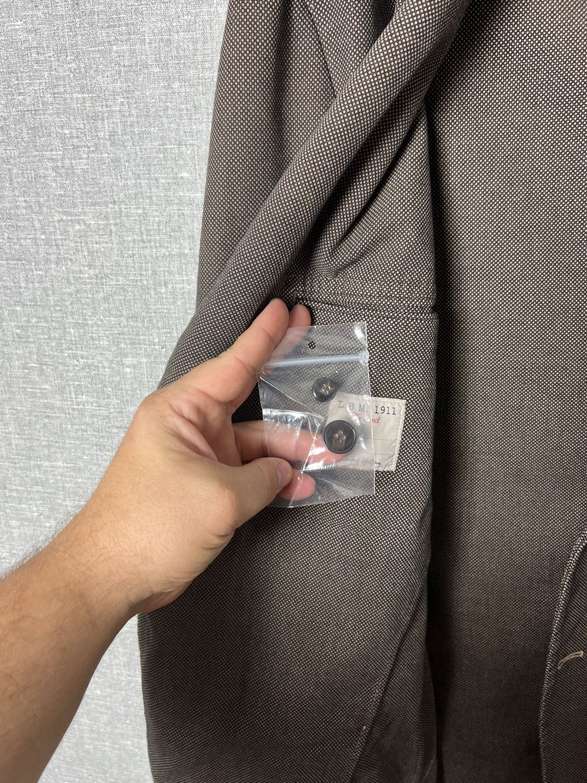 Luigi Bianchi L.B.M 1911 Uomo Giacca Blazer Jacket Size 54R Size 44R - 15 Thumbnail