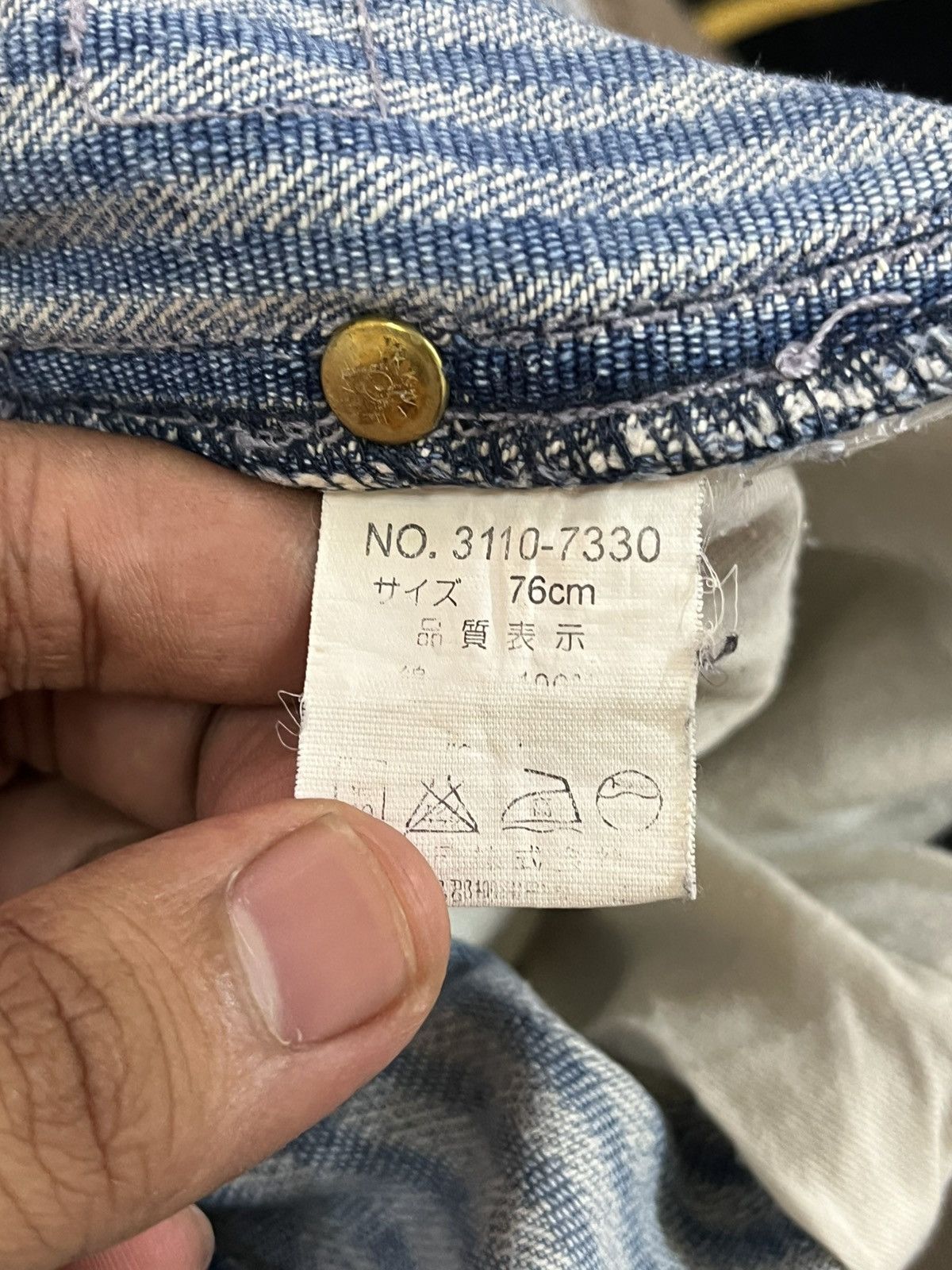 Airwalk Vintage Airwalk Hickory Stripe Unique Cargo Carpenter Denim Size US 29 - 15 Thumbnail