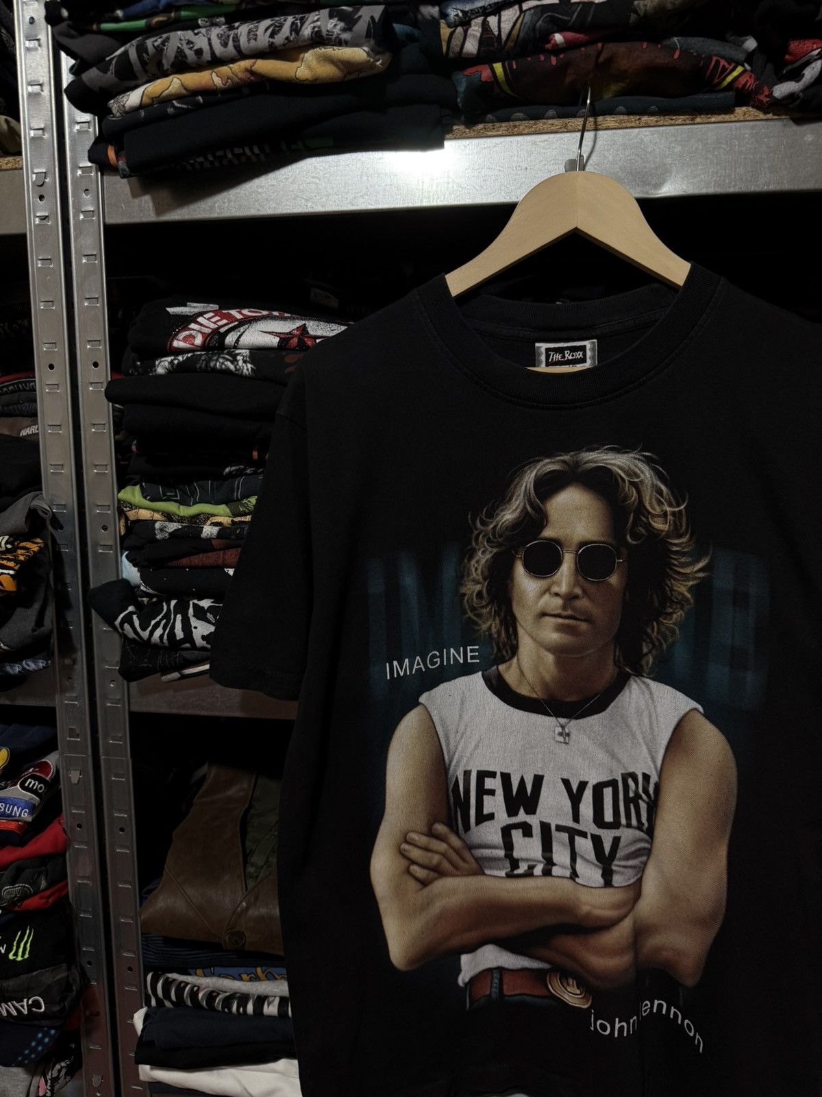 Band Tees Vintage 1990’s John Lennon The Beatles New York City T-Shirt Size US XL / EU 56 / 4 - 3 Thumbnail