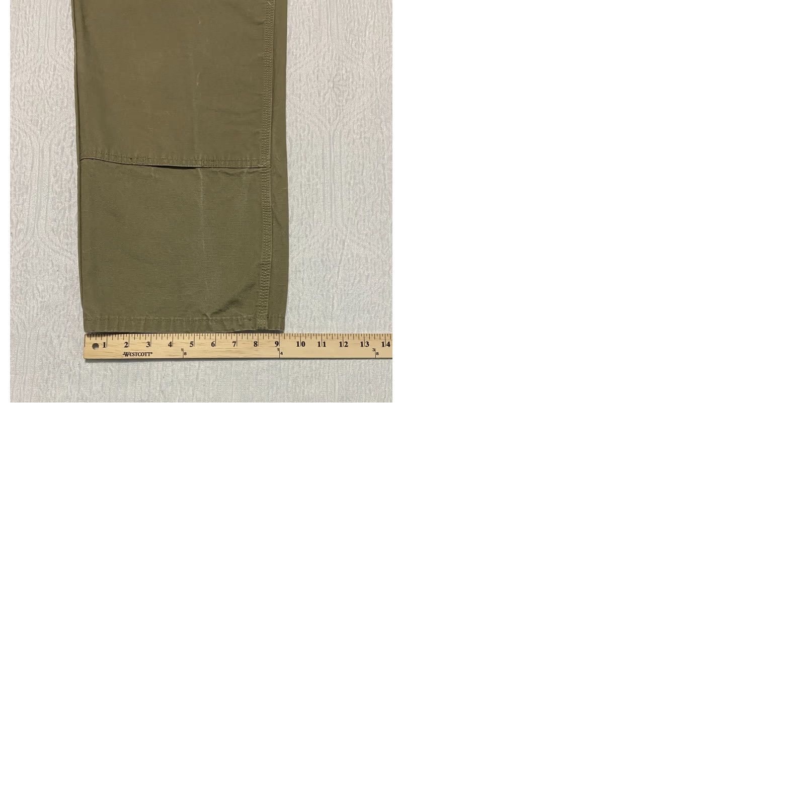 Wrangler Wrangler Workwear Relaxed Fit Carpenter Cargo Pants 42×32 Beige Wide Leg Ripstop 5-Pocket Mens Jeans Pants Size US 42 / EU 58 - 9 Thumbnail