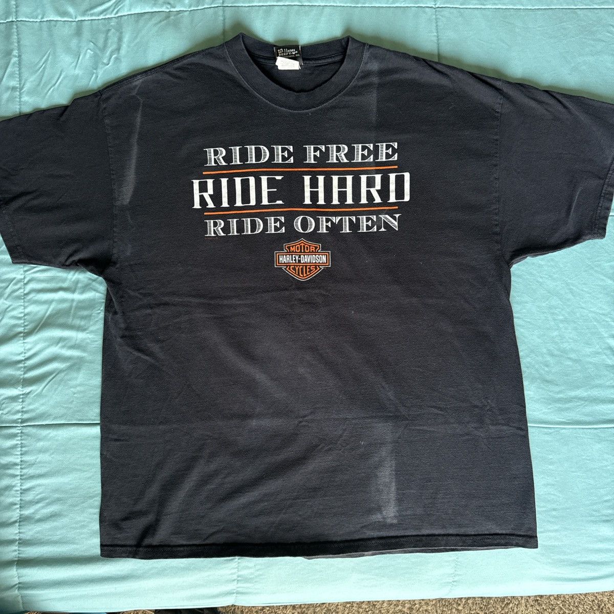 Harley Davidson Vintage Harley-Davidson Brandon Florida Gator Tee - Biker Size US XXL / EU 58 / 5 - 2 Thumbnail