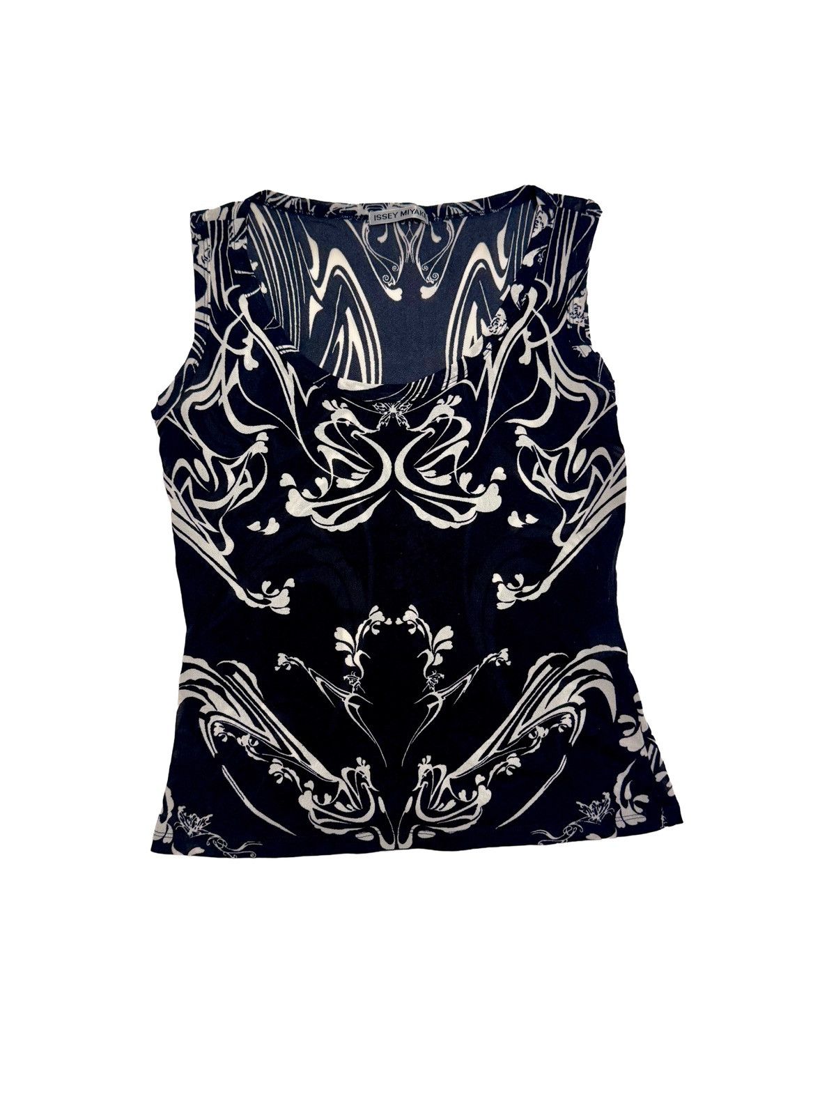 Issey Miyake Issey Miyake ss 2004 Tattoo Mesh Tank Top Size M / US 6-8 / IT 42-44 - 1 Thumbnail