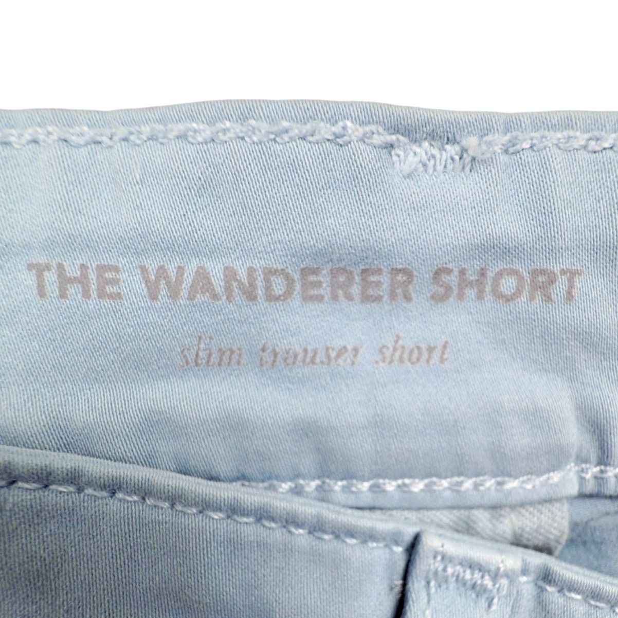 AG Adriano Goldschmied Adriano Goldschmied Wanderer Short Light Blue Slim Trouser Size US 38 / EU 54 - 7 Thumbnail
