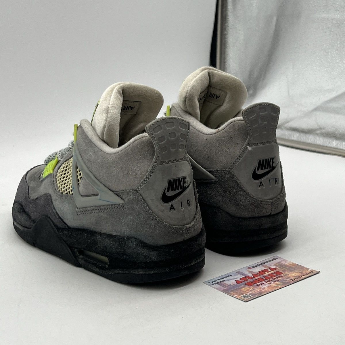 Jordan Brand Air Jordan 4 neon 95 Size US 8.5 / EU 41-42 - 4 Thumbnail