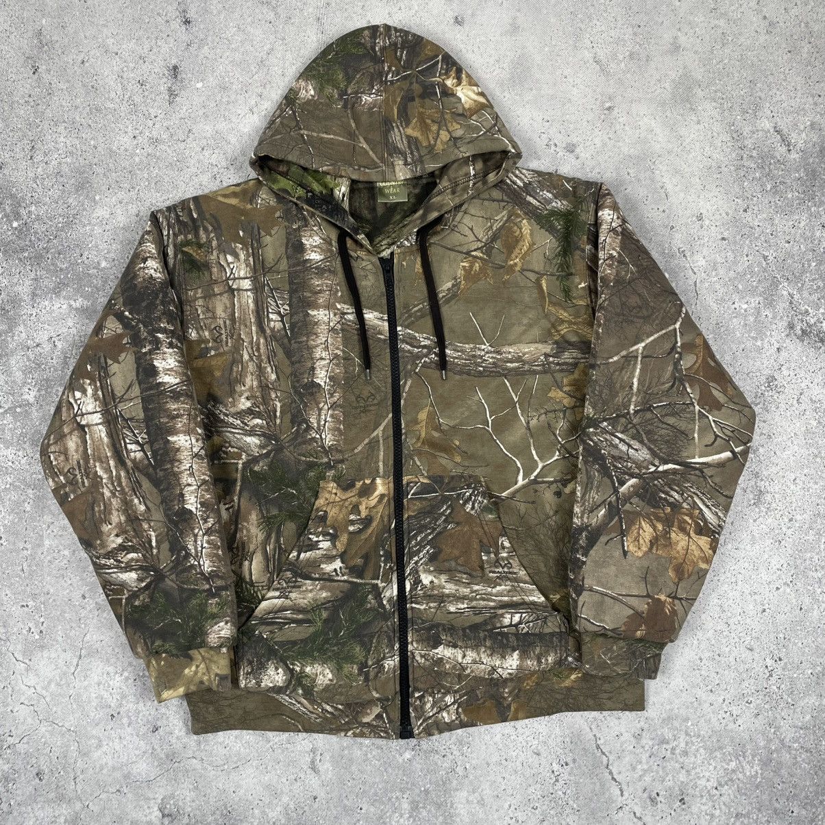 Realtree × Vintage Vintage Realtree Insulated Camo Zip Up Hoodie Jacket Size US XL / EU 56 / 4 - 2 Thumbnail