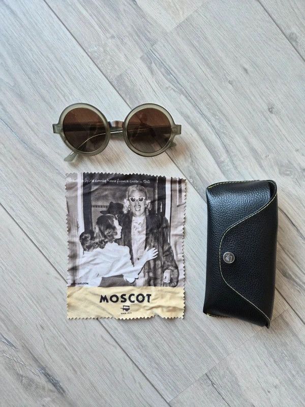 Moscot Round acetate and Metal framed sunglasses Size ONE SIZE - 3 Thumbnail