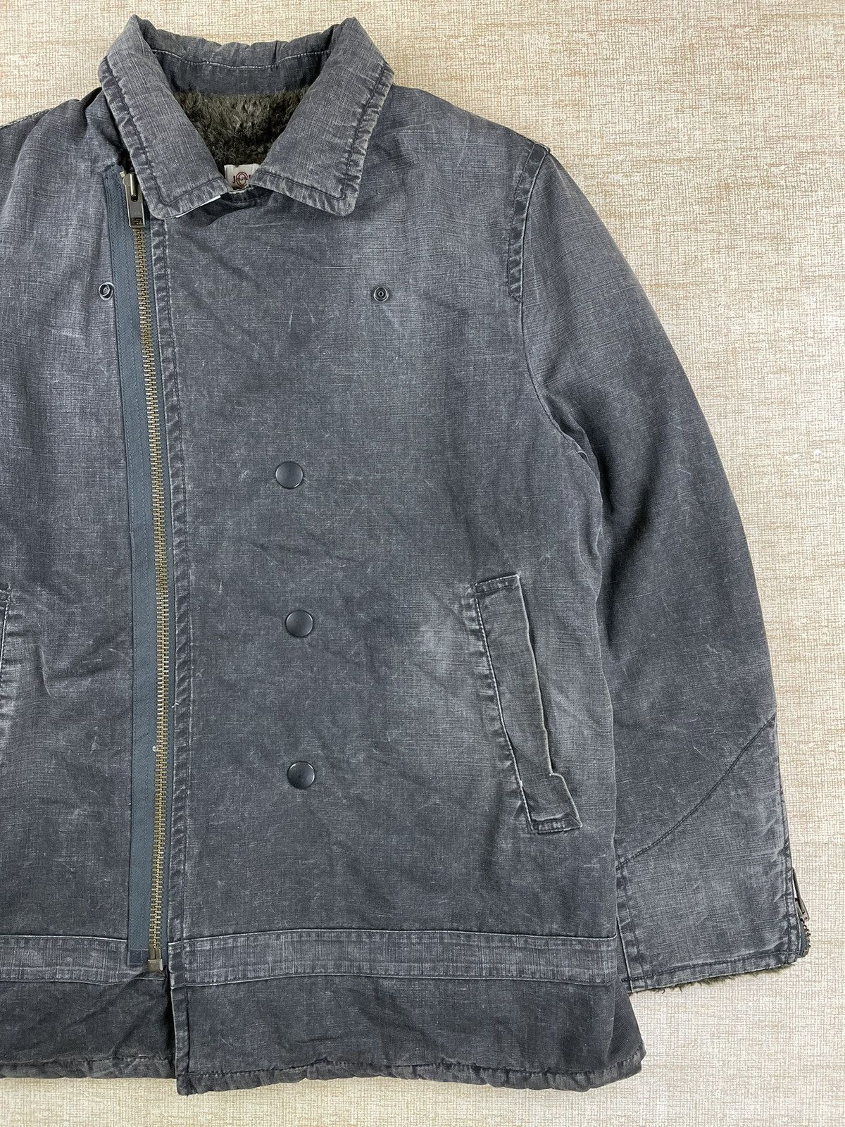 Johnbull × Vintage Vintage John Bull Double Collar Lined Sherpa Canvas Jacket Size US M / EU 48-50 / 2 - 4 Thumbnail