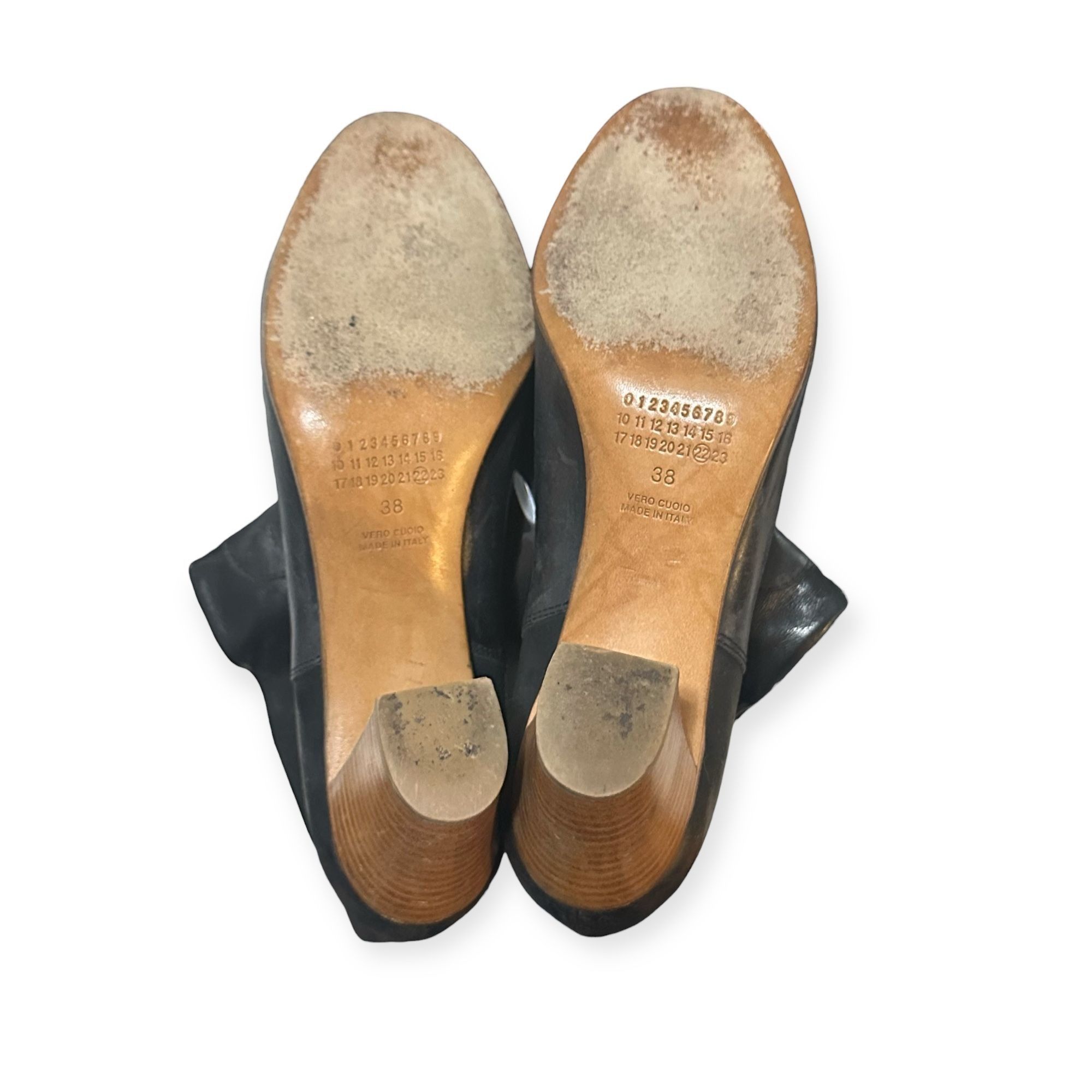 Maison Margiela Maison Martin Margiela Archive Era Y2K Leather Ankle Boots Size US 8 / IT 38 - 9 Thumbnail