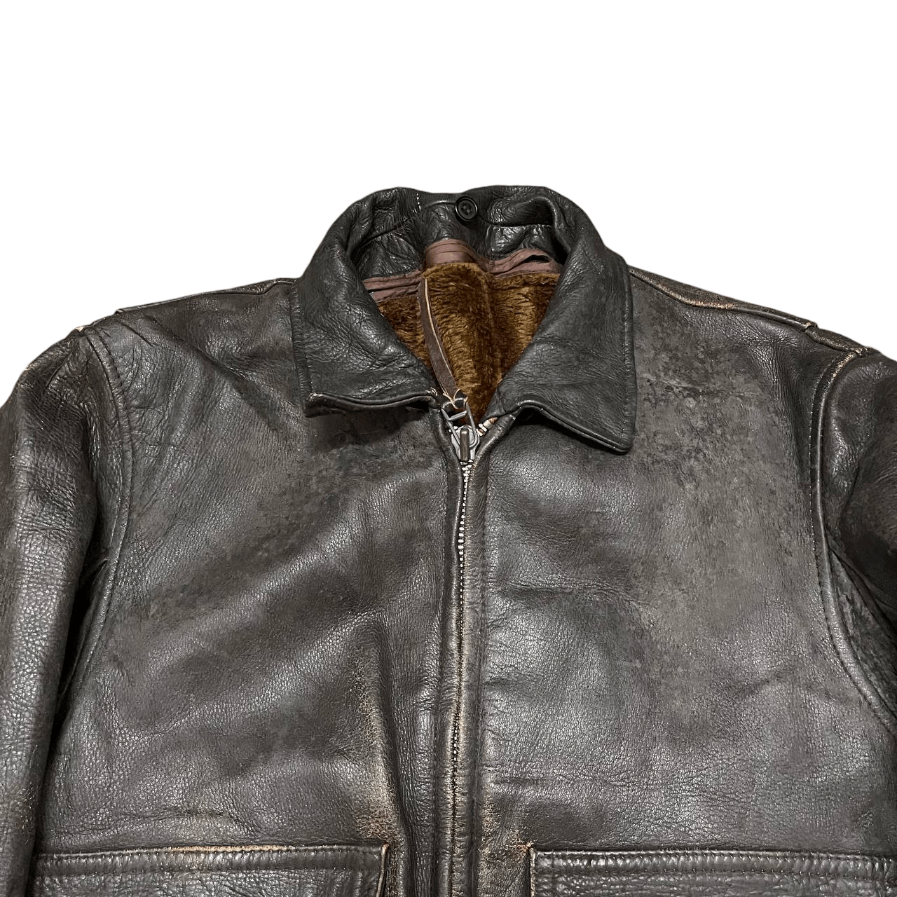Japanese Brand Vintage Bahron Leather Wear Bomber Jacket Size US M / EU 48-50 / 2 - 2 Thumbnail