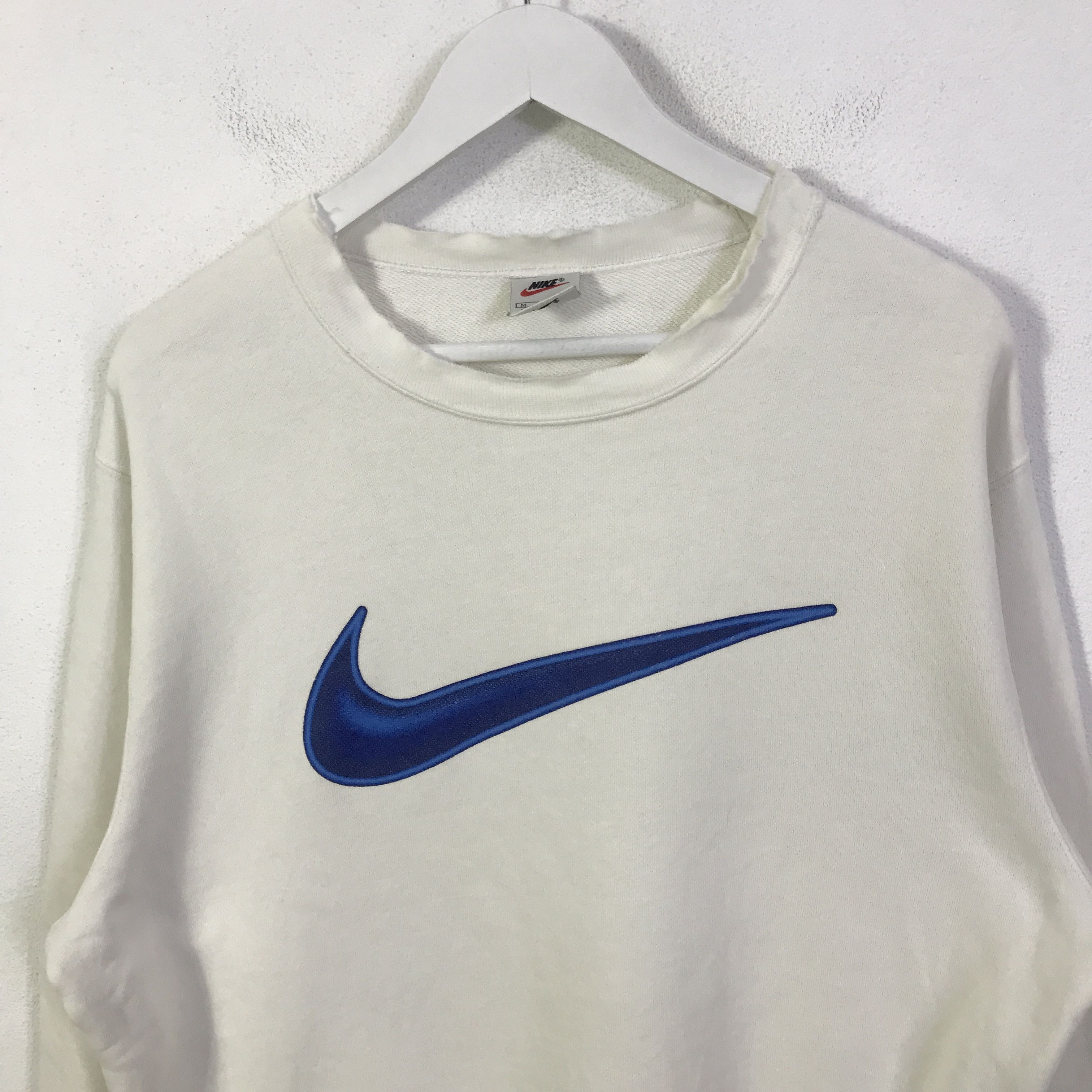 Nike 90s Nike Distressed sweatshirts K127B8 Size US M / EU 48-50 / 2 - 2 Thumbnail