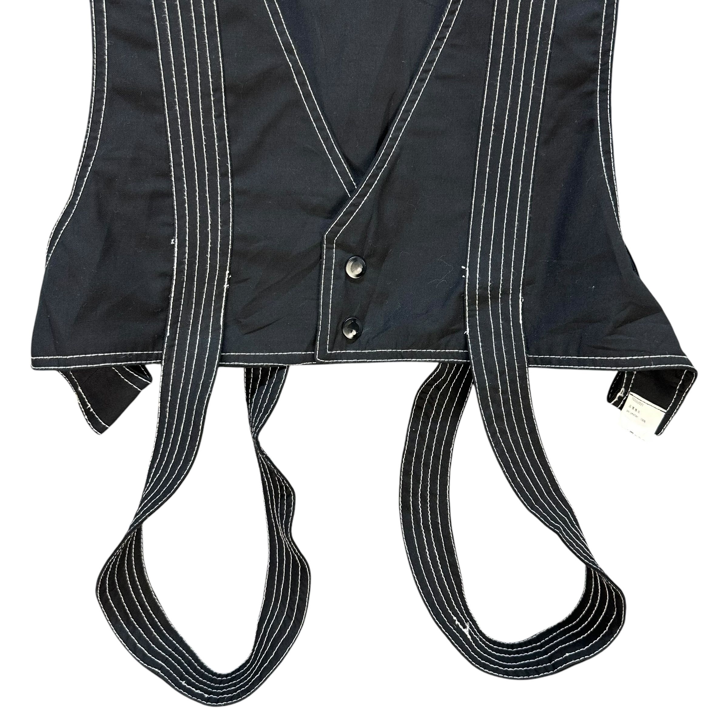 Japanese Brand NOTABLE Functional Cargo-Style Vest Workwear #A77-1876 Size US M / EU 48-50 / 2 - 3 Thumbnail