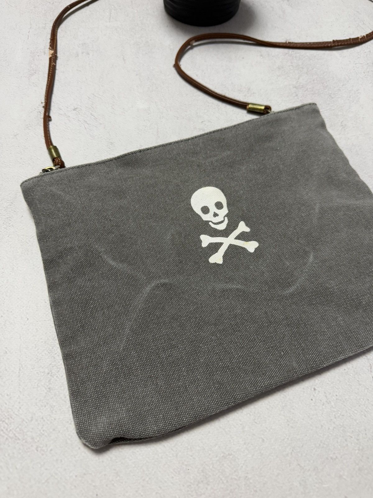 If Six Was Nine × Japanese Brand Vintage Skull Denim Messenger Bag Japanese Avantgarde Y2K Size ONE SIZE - 2 Thumbnail