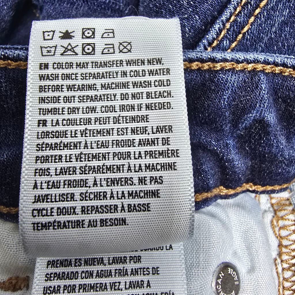 American Eagle Outfitters Women's American Eagle Distressed Hi-Rise Shortie J Shorts00 Size 24" / US 00 / IT 34 - 12 Thumbnail
