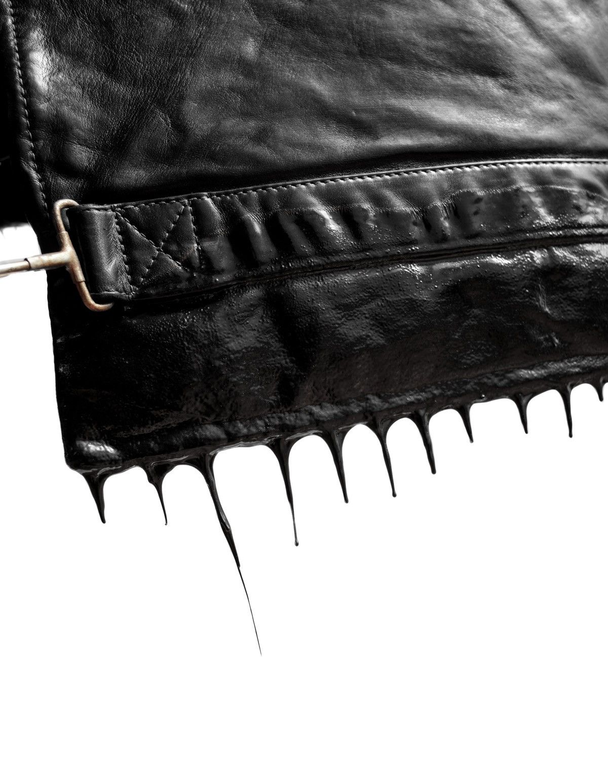Carol Christian Poell Carol Christian Poell Leather Drip Vestbag AM/2373R Size US M / EU 48-50 / 2 - 4 Thumbnail