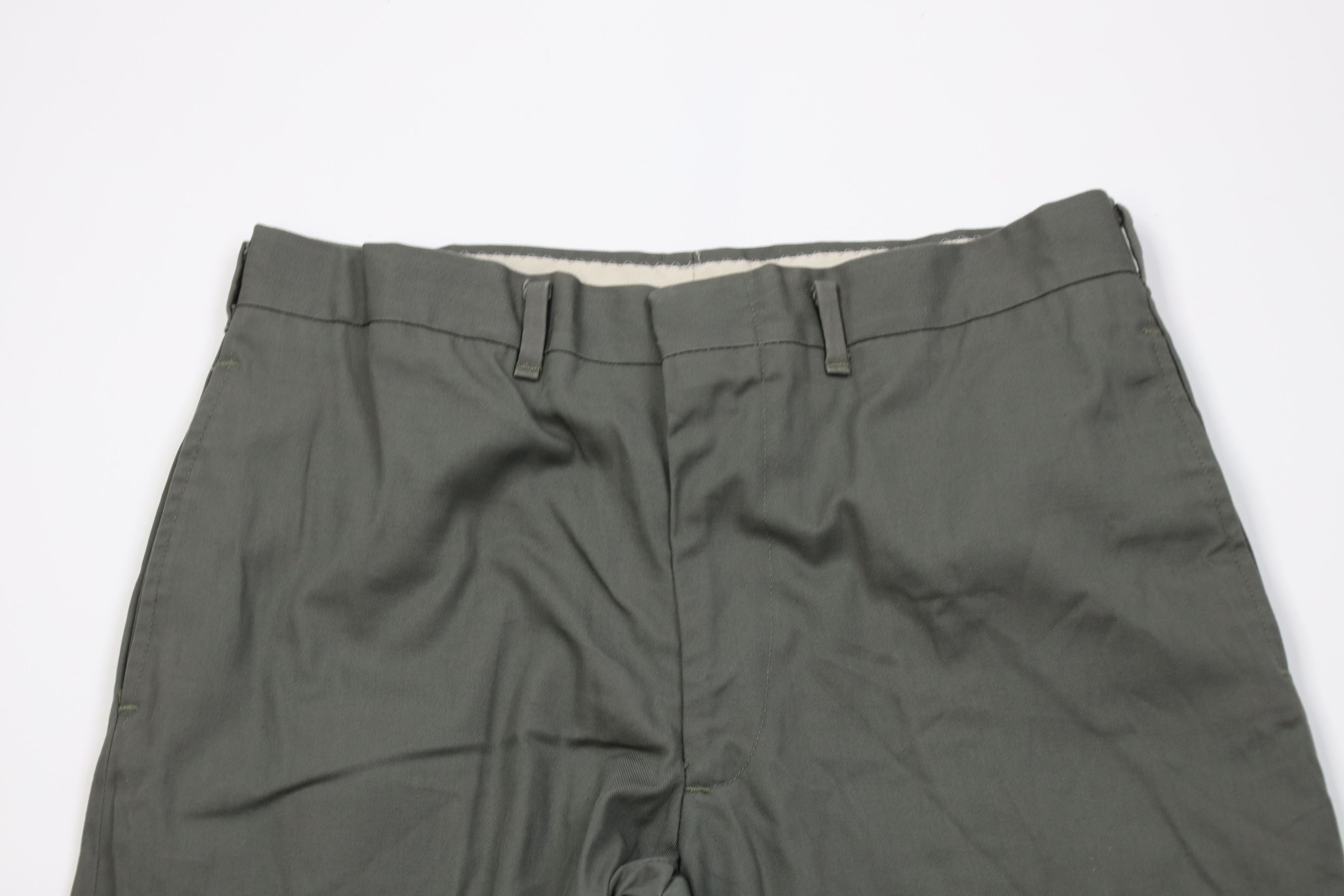 Vintage Deadstock Vintage 50s 60s Cotton Chino Pants Green USA Size US 32 / EU 48 - 2 Thumbnail