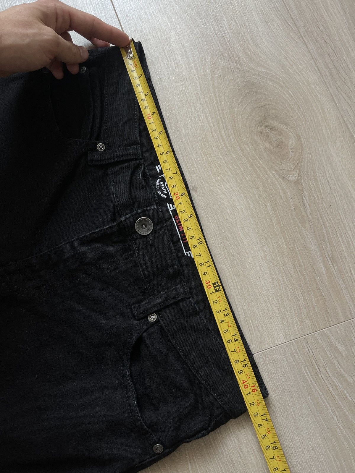 Vintage Red herring mens jeans black denim W34 Size US 34 / EU 50 - 10 Thumbnail