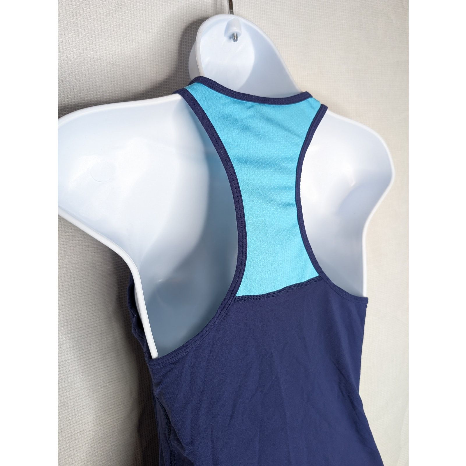 Lucky Brand LUCY Navy Blue Tank Top with Mesh Racerback Size Small Size S / US 4 / IT 40 - 4 Thumbnail