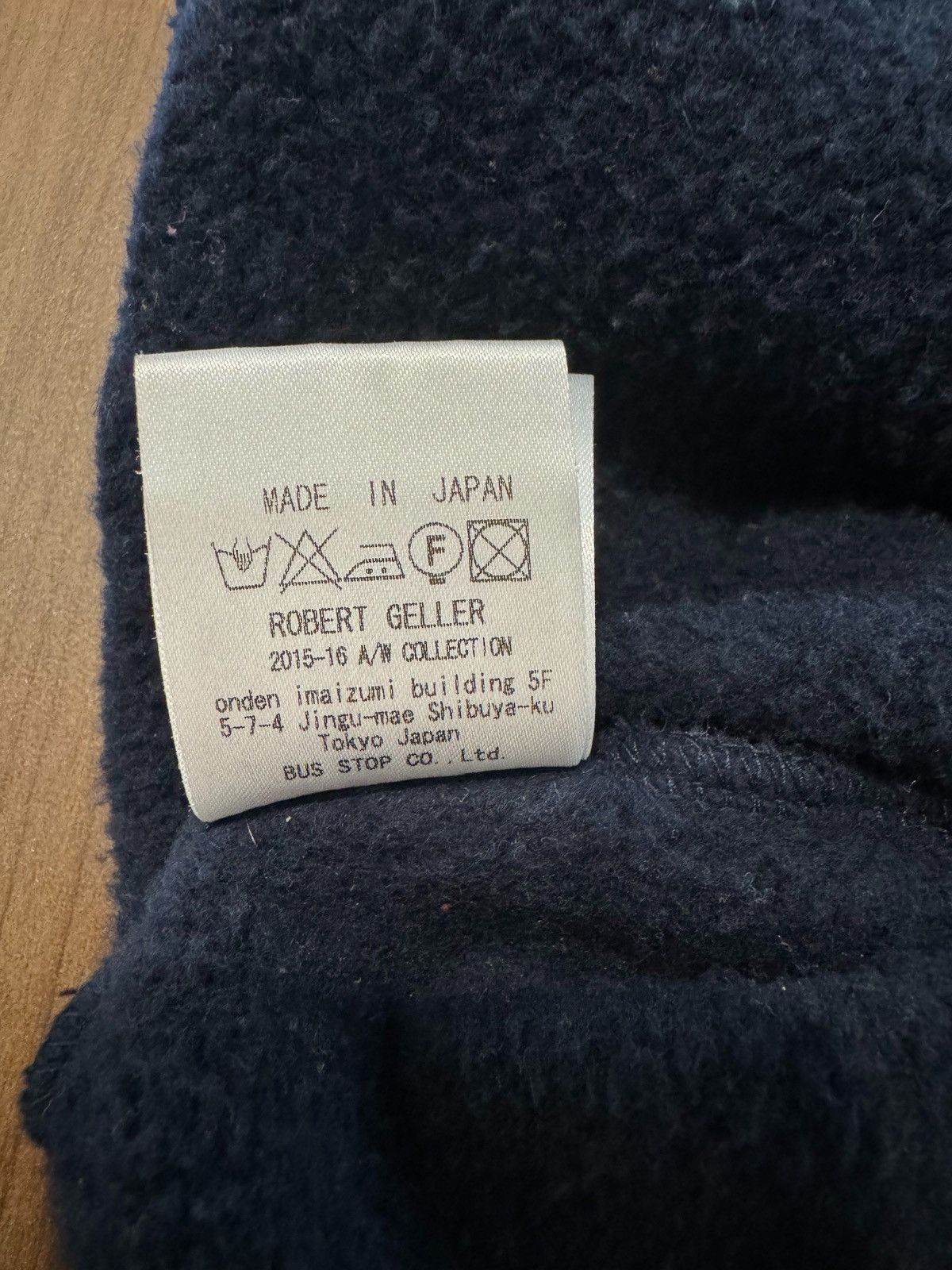 Robert Geller Navy Market Hoodie Size M Size US M / EU 48-50 / 2 - 11 Thumbnail