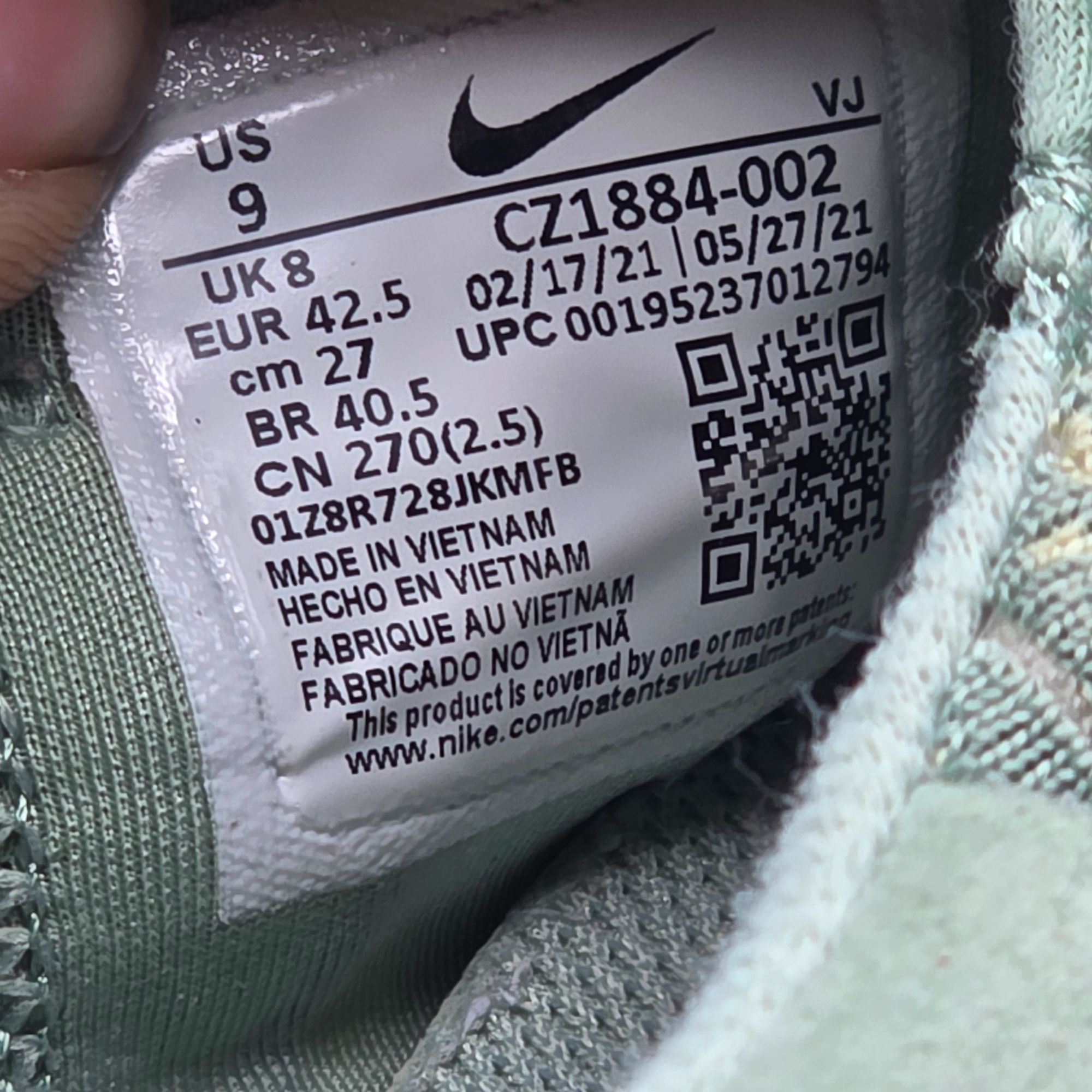 Nike Nike Free Run 5.0 Stream Olive Aura Mens Size 9 Athletic Sho Size US 9 / EU 42 - 6 Thumbnail