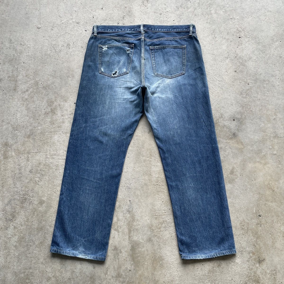 Japanese Brand W40 Vintage Japanese Brand Faded Jeans Stonewash Pants Denim Size US 40 / EU 56 - 11 Thumbnail