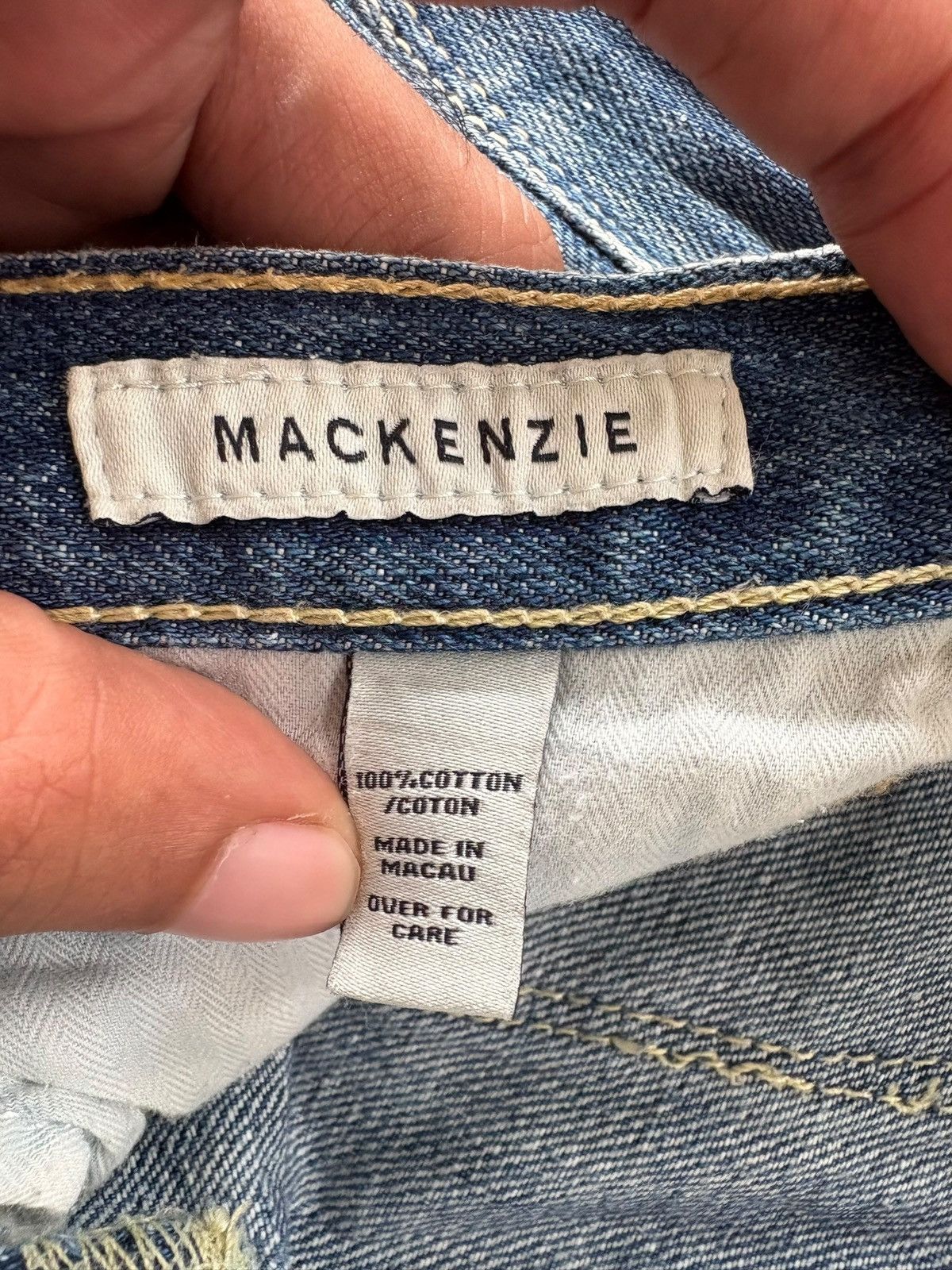 Abercrombie & Fitch Vintage Abercrombie Heavy Distressed Flare Jeans Size 28" / US 6 / IT 42 - 6 Thumbnail