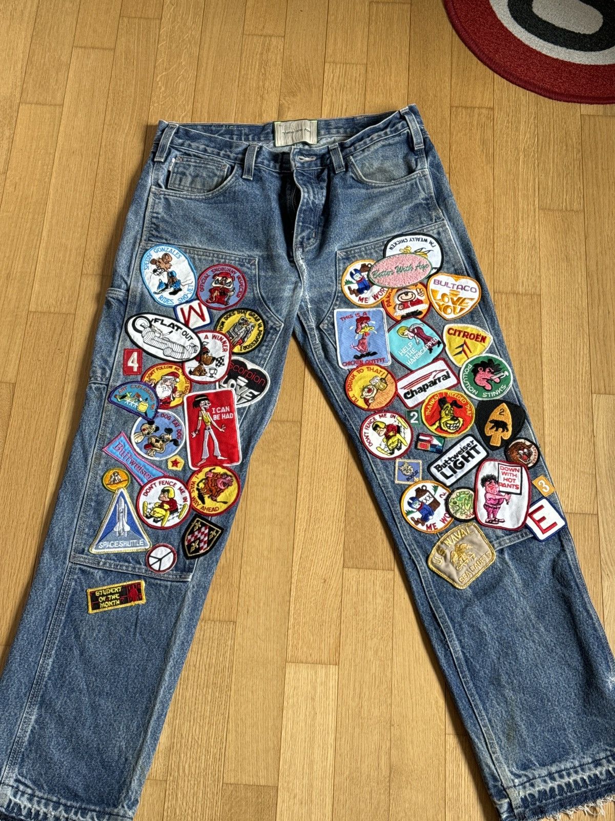 Better With Age* Multi-patch Gentleman's Carhartt Jeans