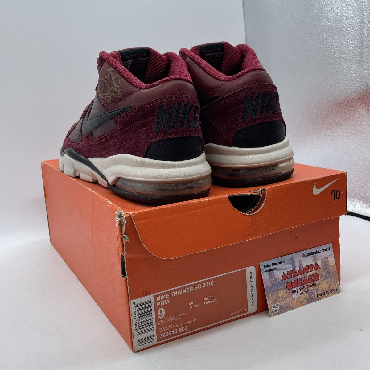 Nike Air trainer Bo knows pack team red Size US 9 / EU 42 - 4 Thumbnail