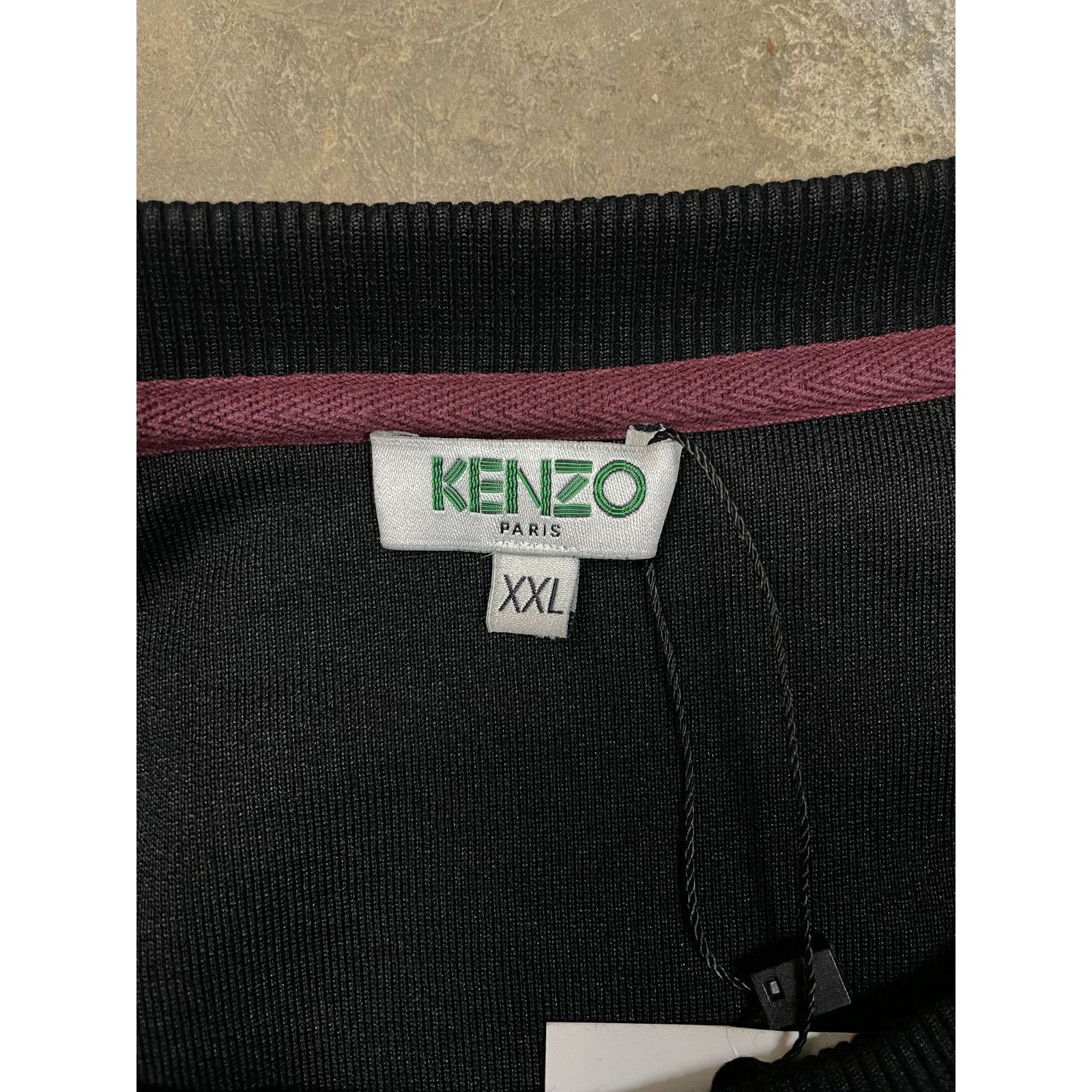 Kenzo Kenzo Crewneck Black Maroon Used XXL (Fits XL) Size US XL / EU 56 / 4 - 2 Thumbnail
