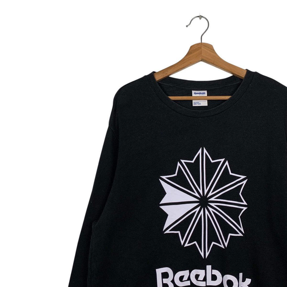 Reebok REEBOK Big Logo Crewneck Sweatshirt #1633-C73 Size US M / EU 48-50 / 2 - 6 Thumbnail