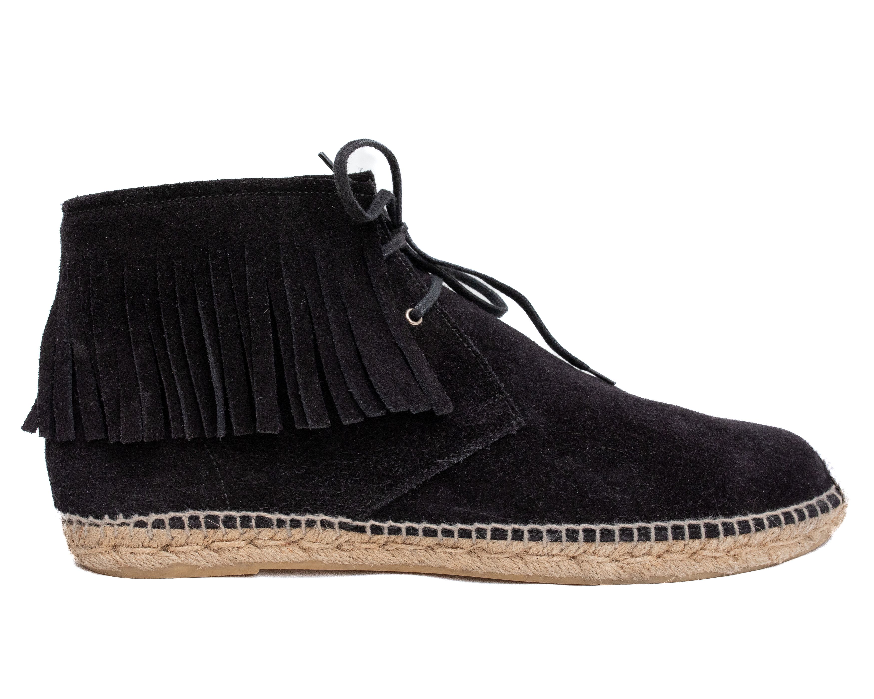 Saint Laurent Paris SAINT LAURENT Lace-Up Fringed Espadrilles Size US 12 / EU 45 - 3 Thumbnail