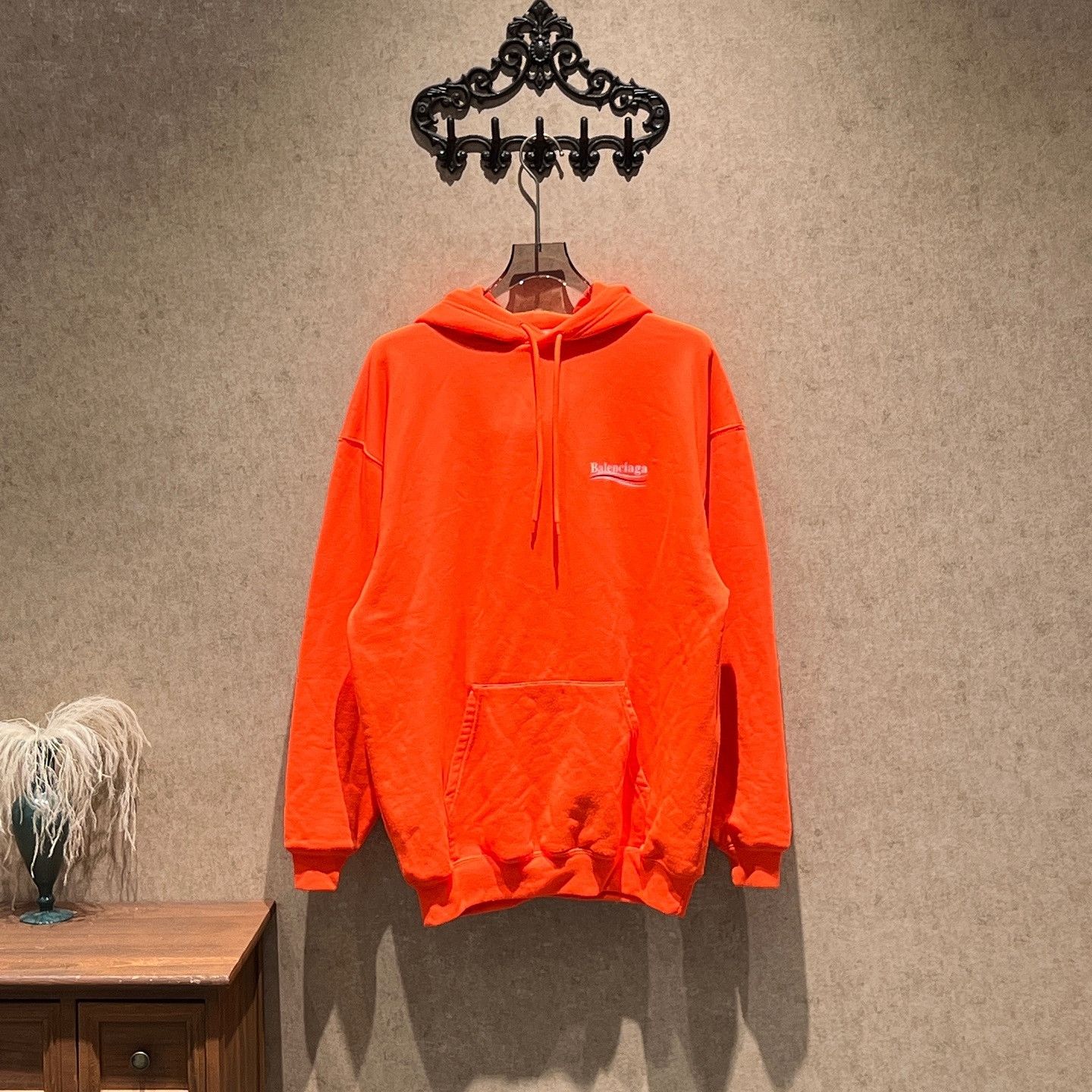 Balenciaga Balenciaga Wave Logo Hoodie Size S Size US S / EU 44-46 / 1 - 1 Thumbnail