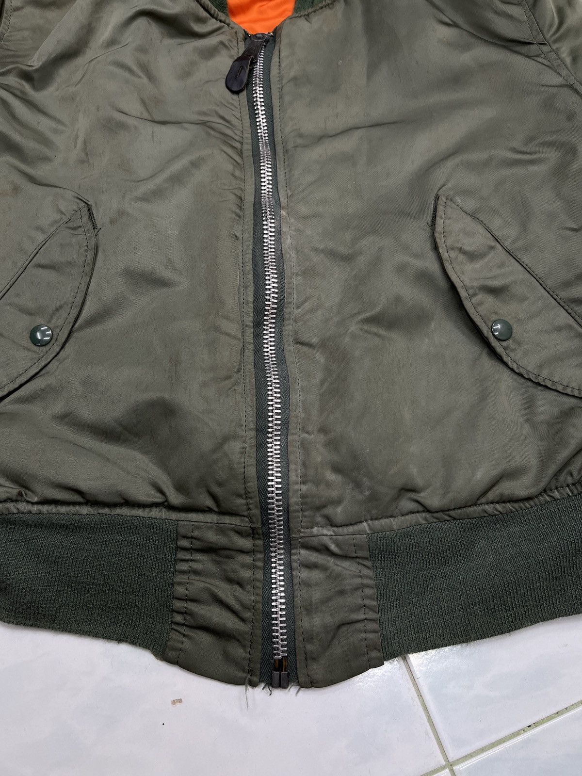 Alpha Industries 🔥🔥🔥STEALS VTG ALPHA INDUSTRIES MA1 BOMBER JACKET Size US S / EU 44-46 / 1 - 14 Thumbnail