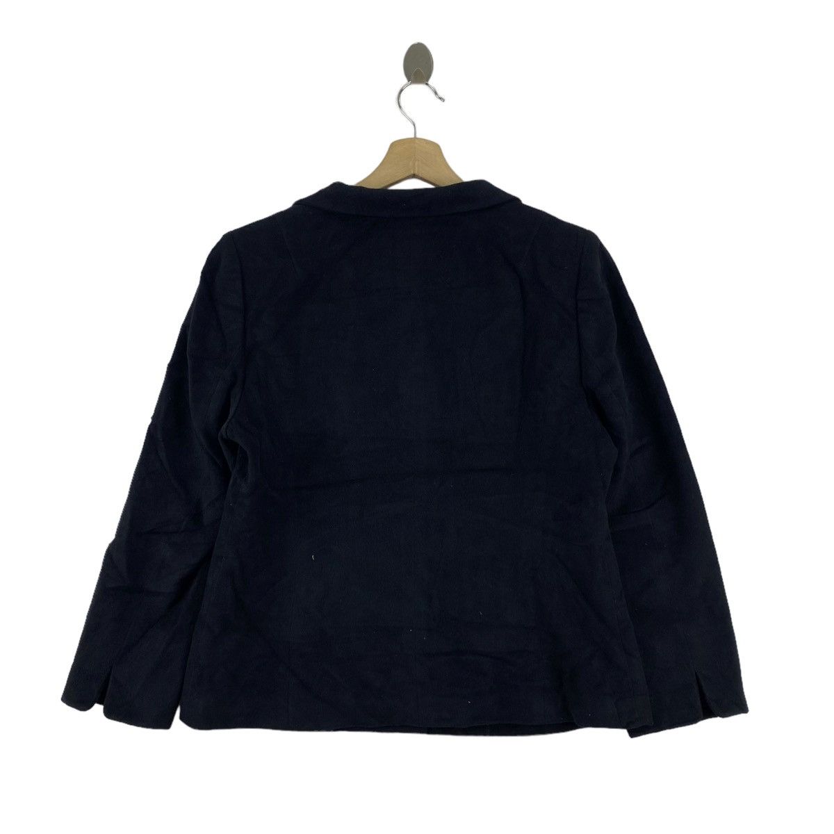 Other LAPINE BLANCHE Overprint Black Blazer Coat Size M / US 6-8 / IT 42-44 - 2 Thumbnail