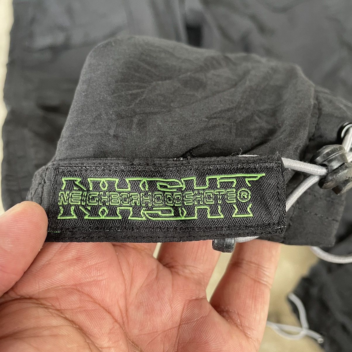 Japanese Brand × Neighborhood × Vintage 🔥Pick🔥🇯🇵Neighborhood 6 Pocket Draw String Running Track Pants Size US 34 / EU 50 - 14 Thumbnail