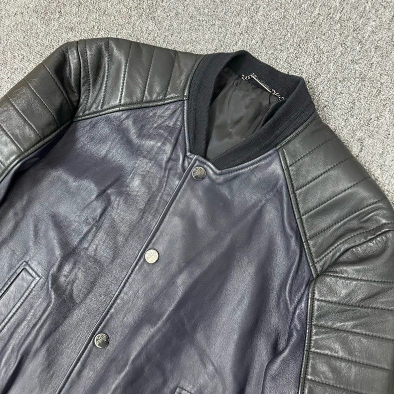 Versace Versace Black motorcycle leather jacket Size US L / EU 52-54 / 3 - 3 Thumbnail