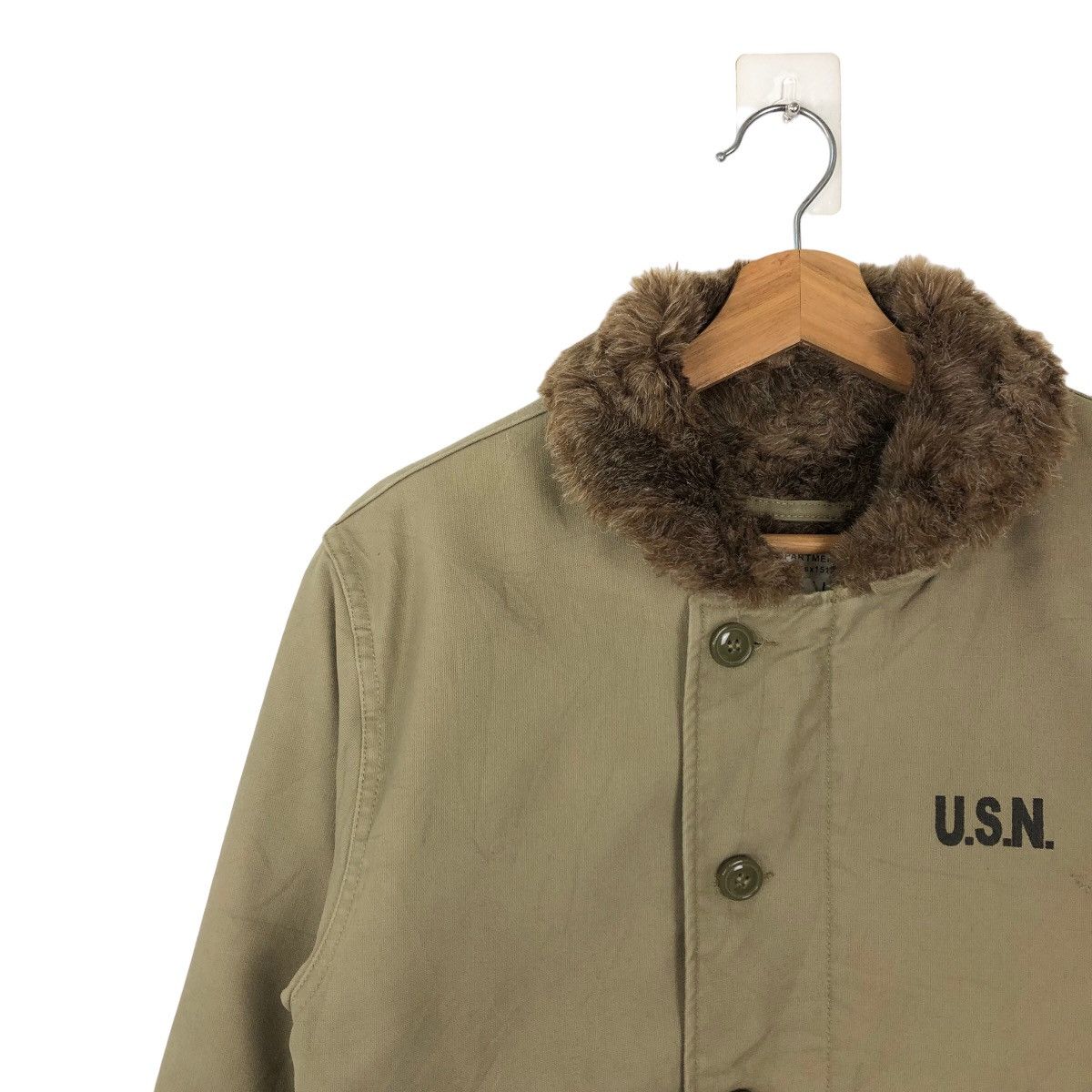 🔥VINTAGE REPRO DECK JACKET USN BUZZ RICKSONS MILITARY