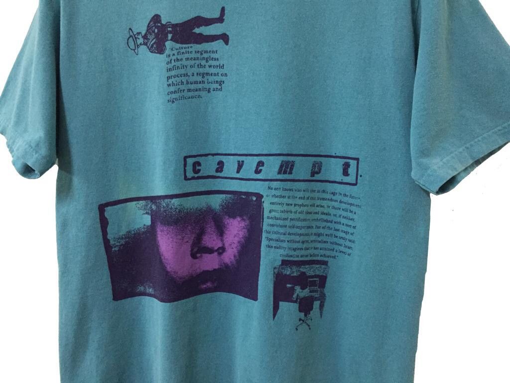 Cav Empt × Japanese Brand CAV EMPT CE TEXT LOGO JAPANESE STREETWEAR BRAND TSHIRT Size US M / EU 48-50 / 2 - 3 Thumbnail