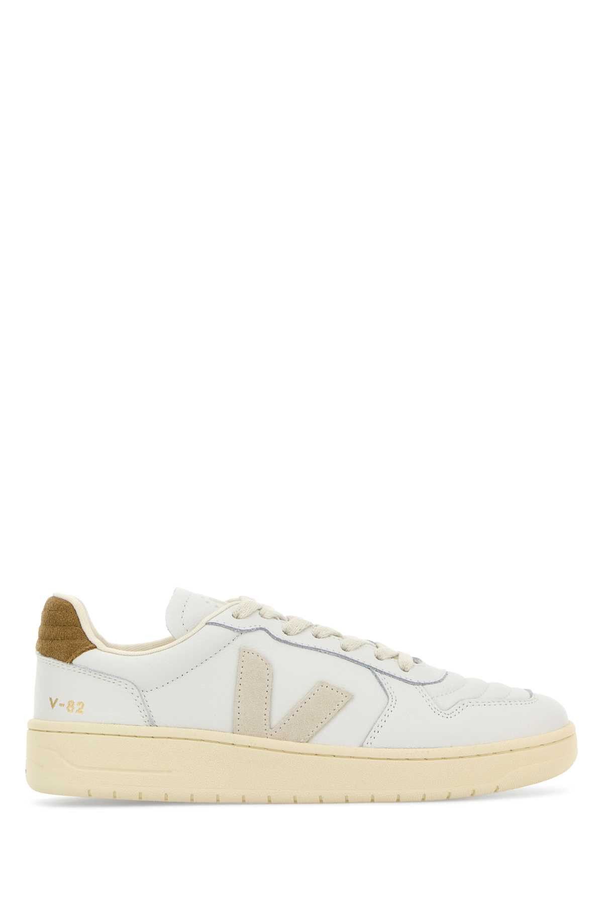 Veja White Leather V-82 Sneakers Size US 7 / IT 37 - 1 Thumbnail