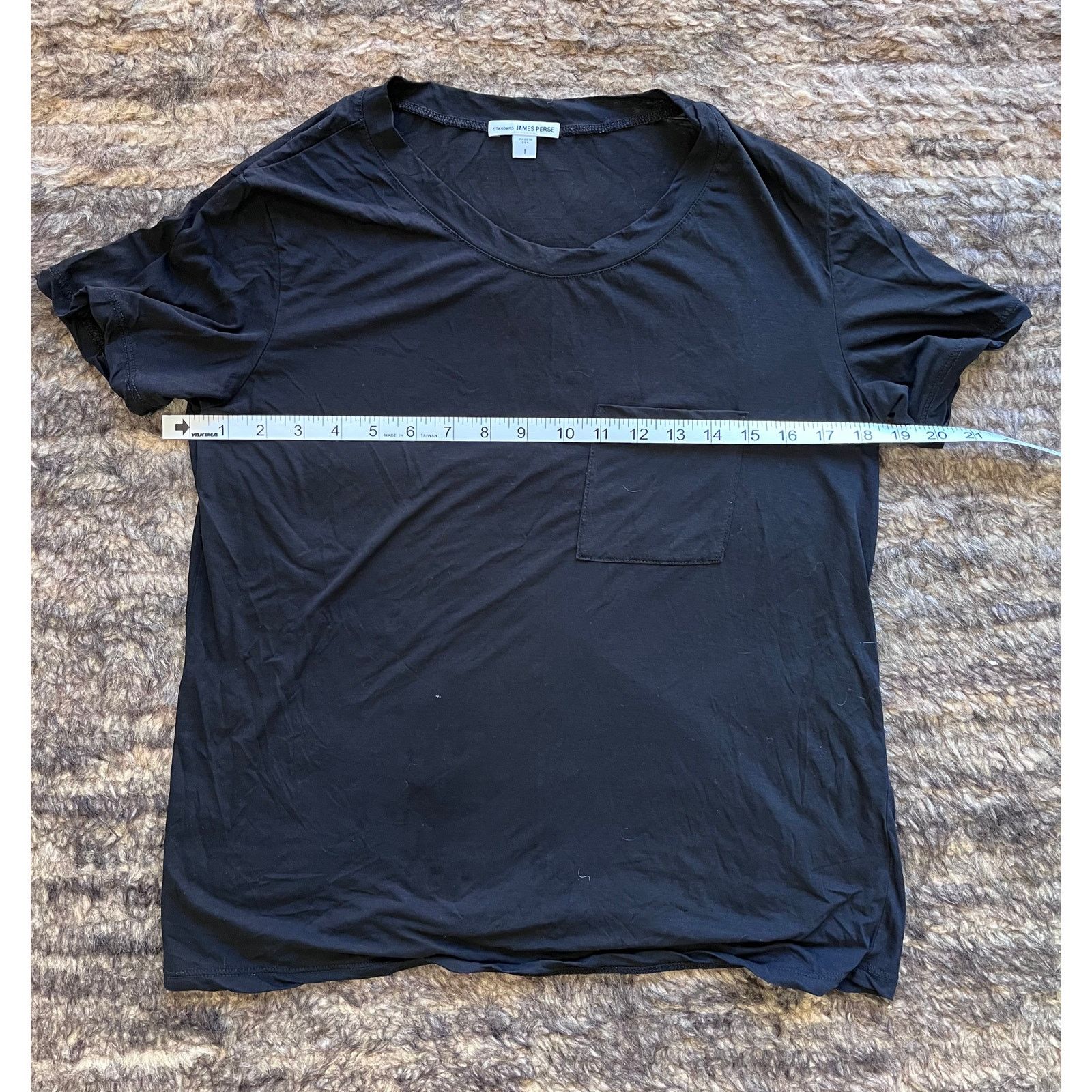 James Perse Women’s James Perse cotton tshirt black small Size S / US 4 / IT 40 - 2 Thumbnail