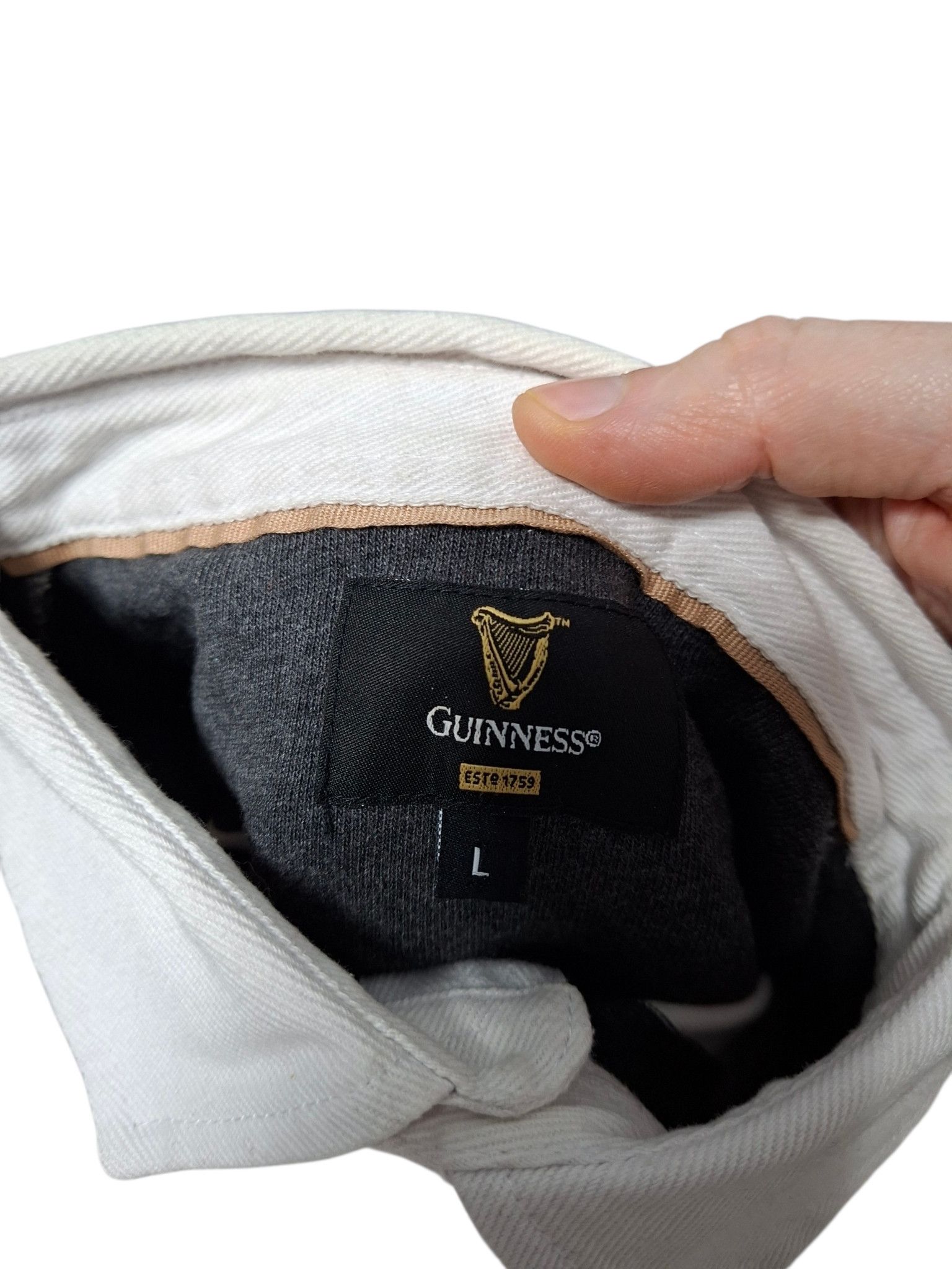 Other GUINNESS OFFICIAL MERCH VINTAGE STRIPED RUGBY SHIRT Size US L / EU 52-54 / 3 - 4 Thumbnail