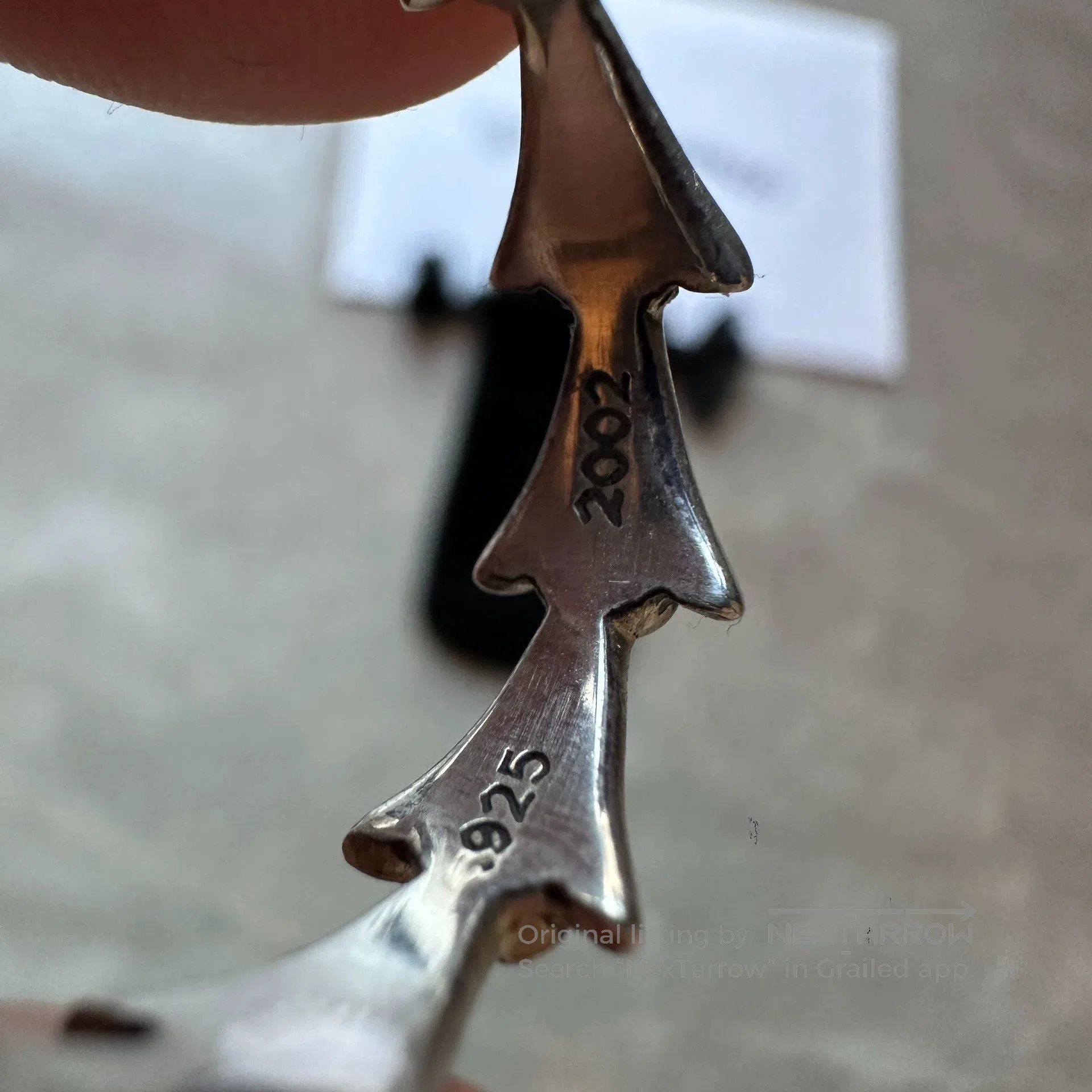 Chrome Hearts chrome hearts 925 silver fishbone ring size 10.5. Size ONE SIZE - 3 Thumbnail