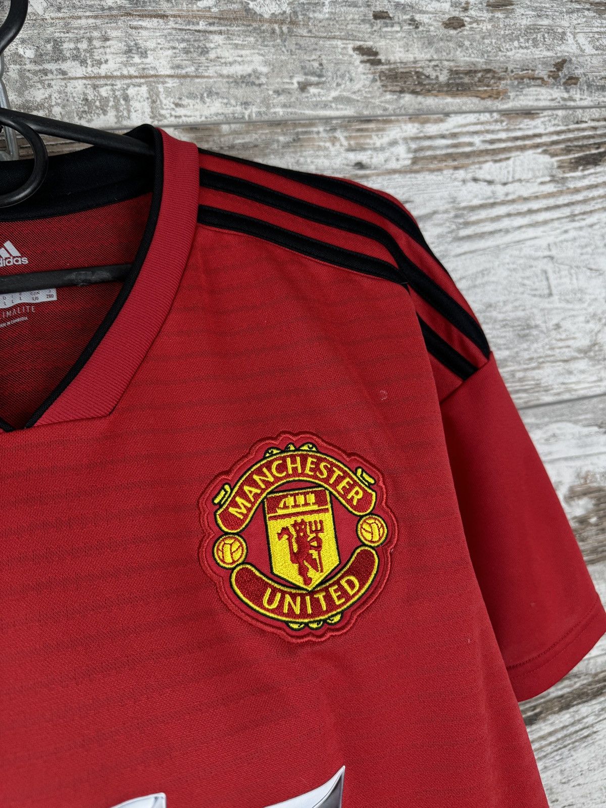 Adidas Mens Adidas Anthony Martial Manchester United T-shirt tee Size US L / EU 52-54 / 3 - 7 Thumbnail