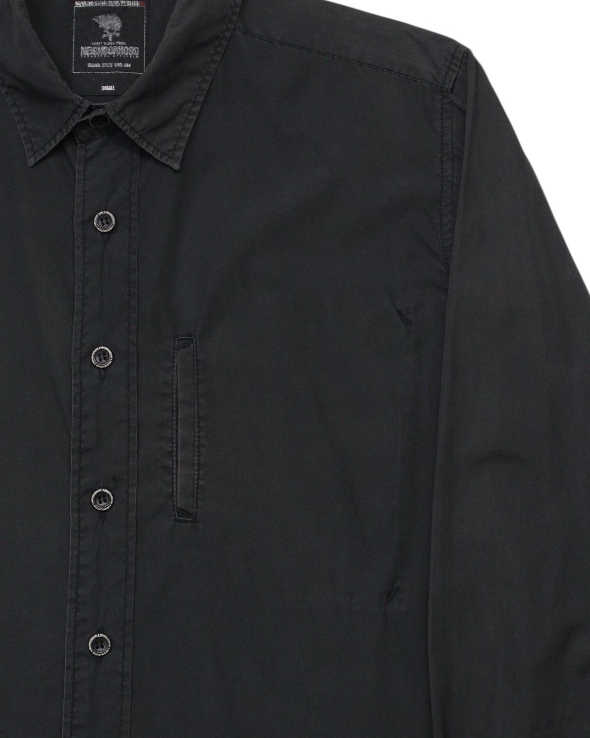 Neighborhood SS2004 NEIGHBORHOOD “SKULL CROSSBONES” BLACK BUTTON-UP SHIRT Size US S / EU 44-46 / 1 - 4 Thumbnail