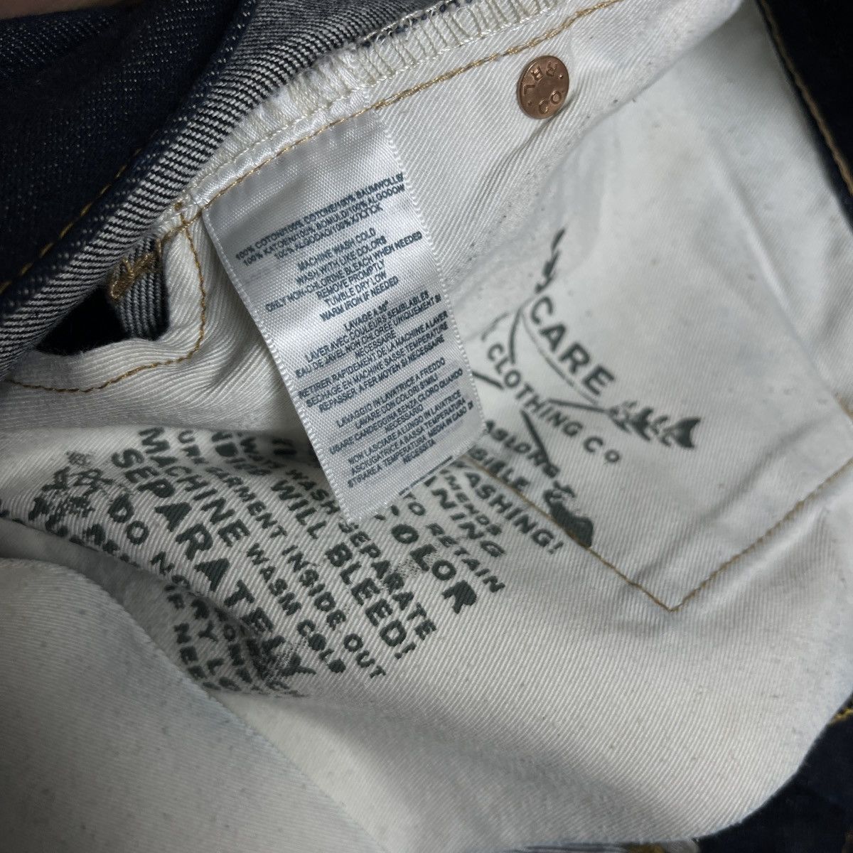 RRL Ralph Lauren Ralph Lauren Double RL Raw Denim Selvedge Pants Size US 32 / EU 48 - 8 Thumbnail