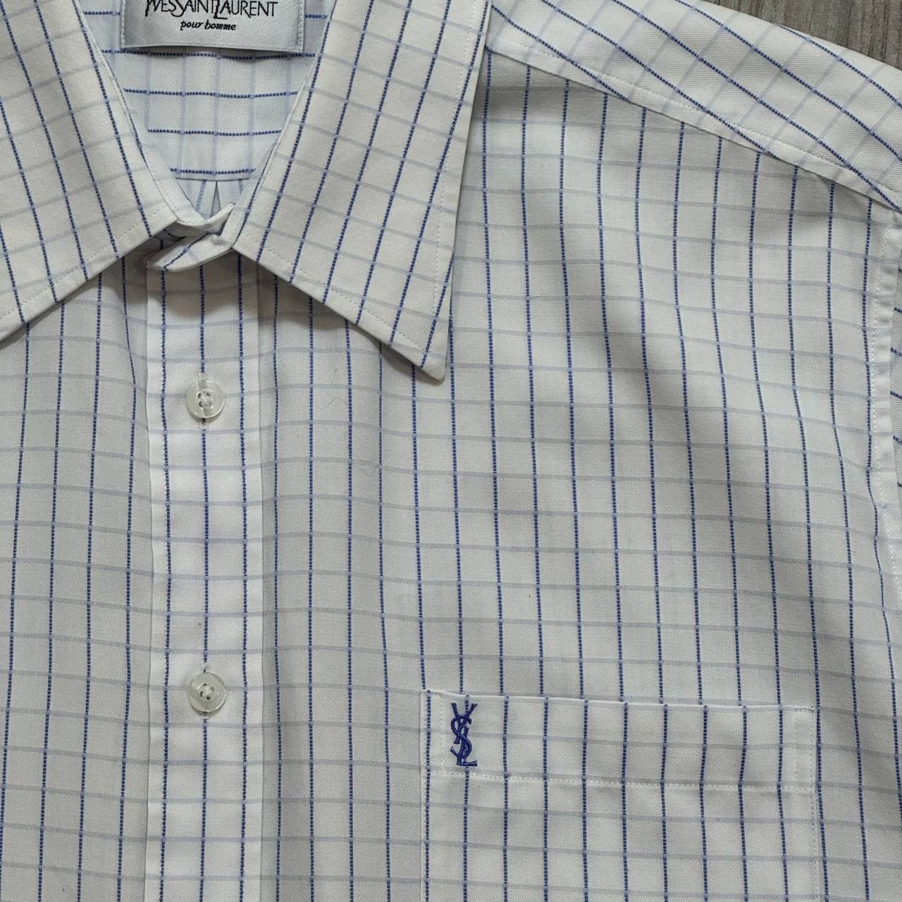 Yves Saint Laurent Vintage Yves Saint Laurent YSL Shirt Size US L / EU 52-54 / 3 - 3 Thumbnail